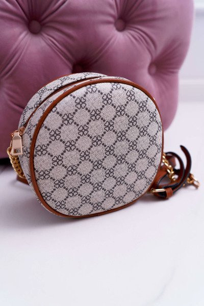 Genti de mână rotund bej și maro