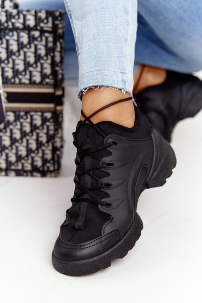 Chaussures de sport pour femmes, baskets noires Born This Way