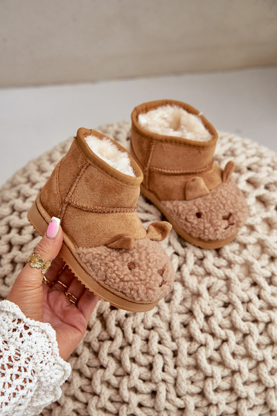 Bottes de neige isolées pour enfants Lama Camel Esandira