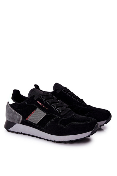 Pantofi sport pentru bărbați încrucișează blugi negri II1R4009C