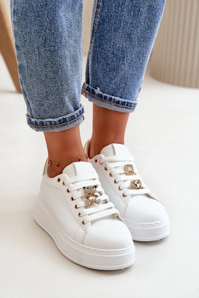 Női tornacipő Bear White Vailinával