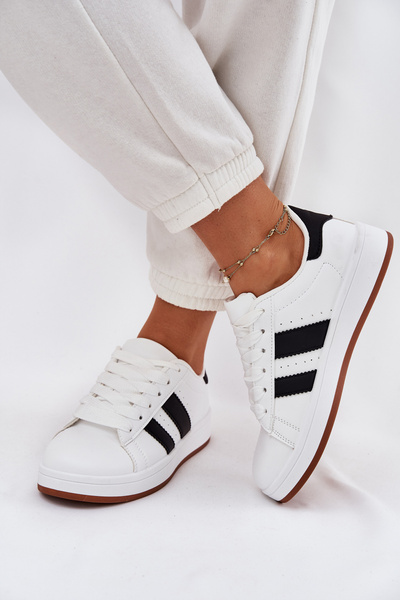 Damen Sneaker Aus Eko Leder Weiß Arlenina