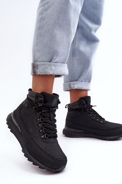 Chaussures de trekking homme à lacets noir Big Star MM274677