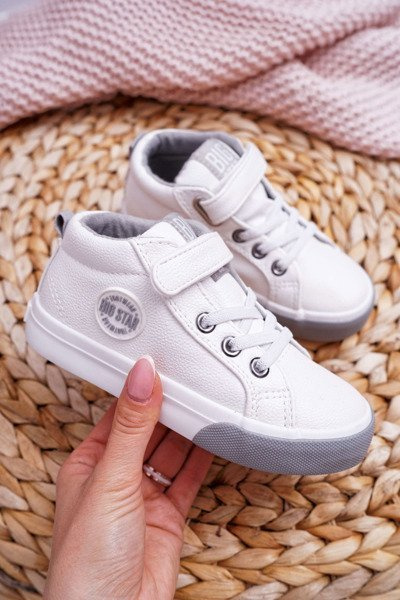 Gyermek Big Star High Sneakers EE374002 fehér