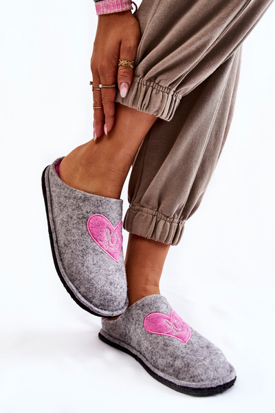 Chaussons domestiques Big Star KK276020 Gris-Rose