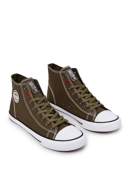 Férfi magas tornacipő Big Star JJ174387 Khaki