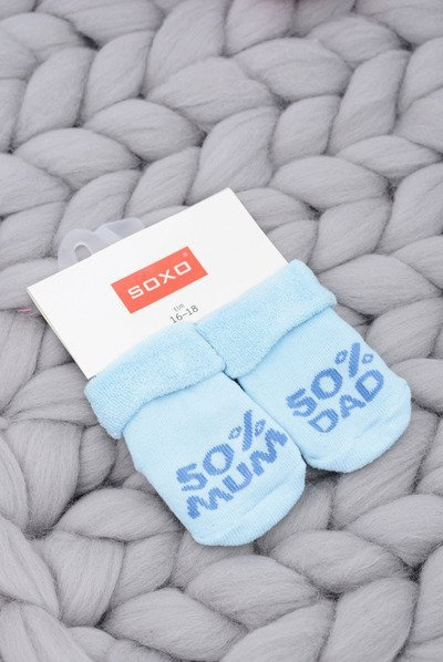 SOXO SOCKS PUNT BLUE 50% MAMA Tată