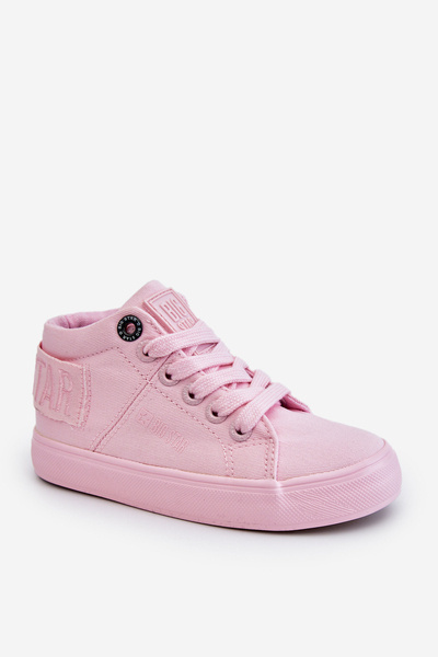 Gyermek klasszikus magas tornacipő Big Star LL374003 Pink