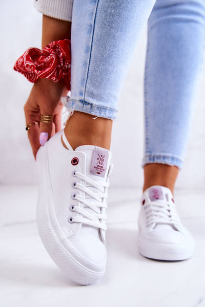 Klasikiniai Sneakers Cross Jeans JJ2R4017C balti