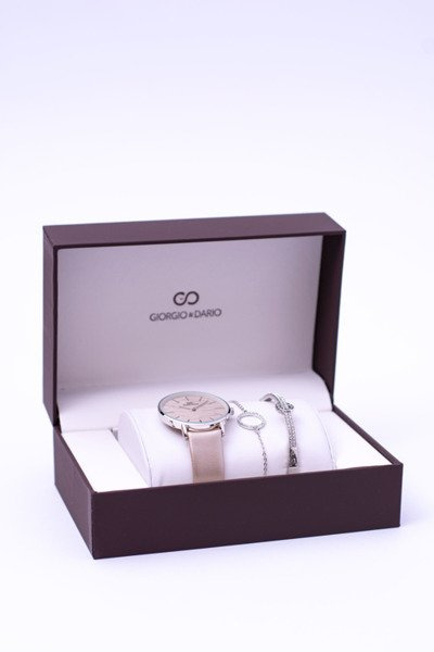 Set Giorgio Dario Gold Uhr zwei Armbänder