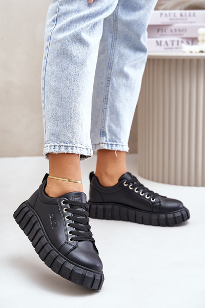 Baskets chaudes pour femmes Big Star MM274618 noir