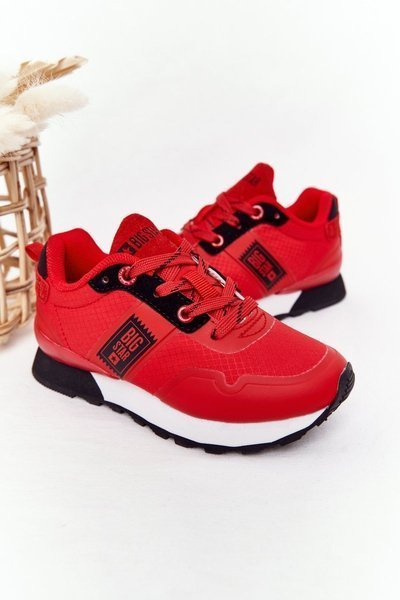 Chaussures de sport pour enfants en mousse à mémoire de forme Big Star HH374173 rouge