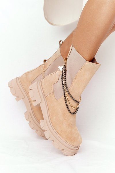 Bottines Chelsea en Daim Lewski Shoes 2998-0 Sable