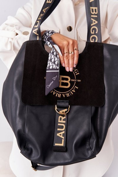 Sac bandoulière Shopper LAURA BIAGGI Noir