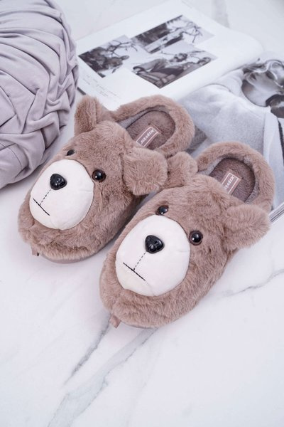 Ladies' Tootsie Fleece Teddy Bear Brown