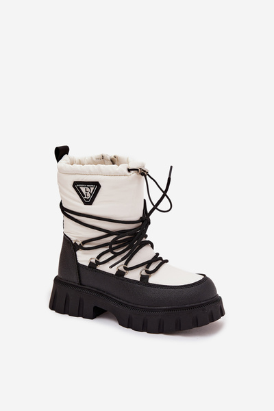 Bottes de neige blanches pour enfants Adelisse