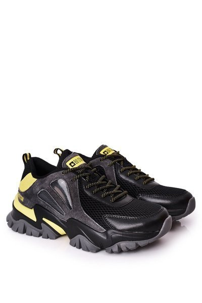 Pantofi sport bărbați memorie spumă mare stea HH174278 Negru