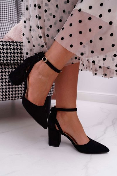 Sandales à talons hauts pour femmes noir Samantha