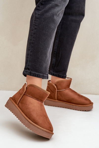 Bottes De Neige À Plateforme Pour Femmes D.Franklin DFSH370010 Marron