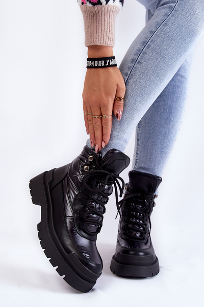 Women's Boots On The Platform Black Nerina