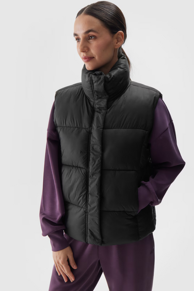 Veste Rembourrée Sans Manches Avec Remplissage Synthétique Noir 4F 4FWAW24TVJAF140-20S