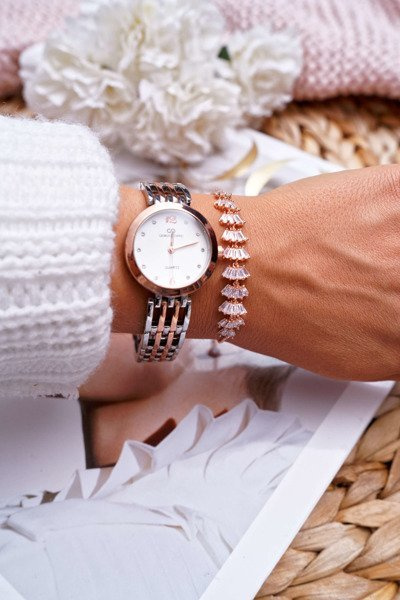 Női Rose Gold lánc karkötő Gloria