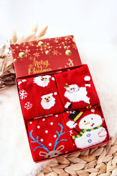 Cosas Weihnachtssocken für Kinder 4er-Set