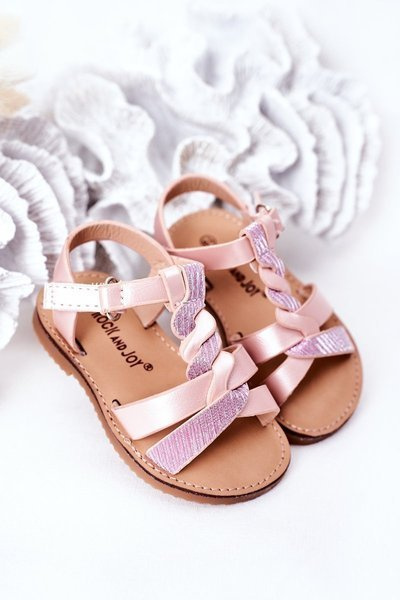 Sandales Enfant À Paillettes Rose Batilda