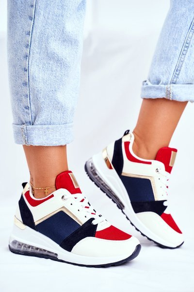 Adidașii pentru femei sport scântei roșii