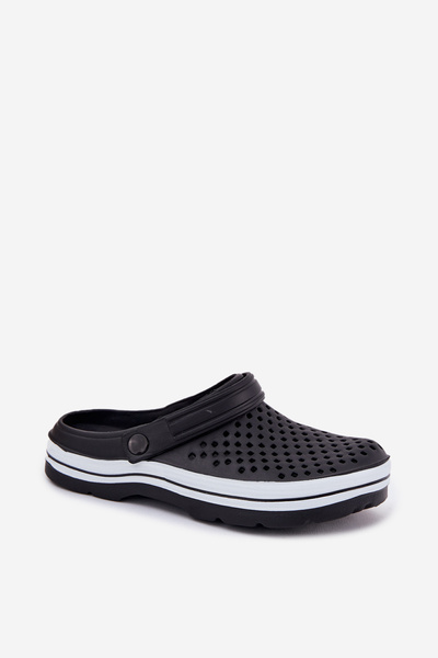 Herren Schaumstoffslipper Schwarz Maravena