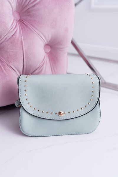 Women's Handbag Small Chest Golden Rivets Mint