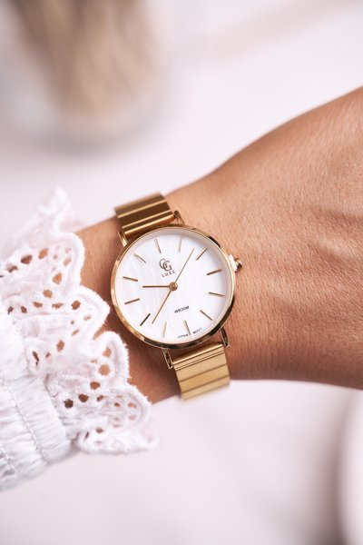 Women's Watch GG Luxe Gold Pearly Dial