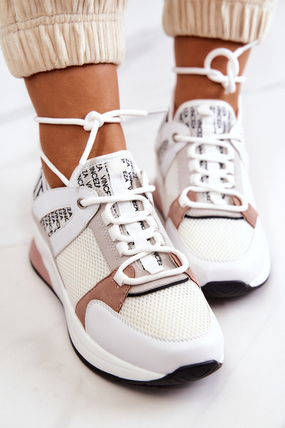 Adidași pentru încălțăminte sport pe Wedge White Lorey