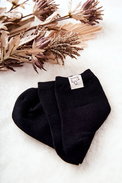 Kindersocken mit Pussycat Schwarz