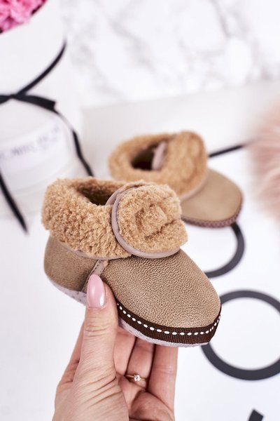 Children's Insulated Home Slippers Beige Cloudlet
