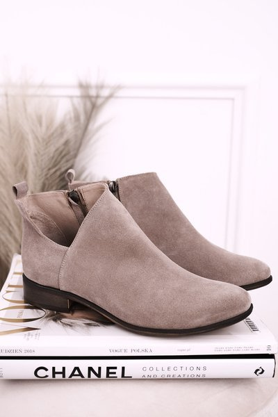 Frauen Cappuccino Wildleder Ausschnitt Booties Clarence
