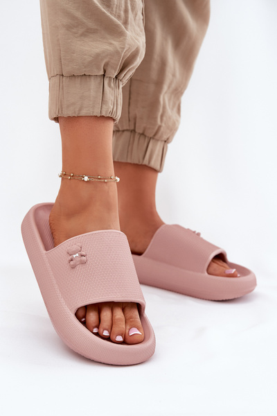 Sandales Pour Femmes En Mousse Sur Plateforme Avec Un Ours Vinceza 75210 Rose