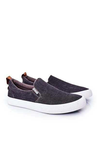 Herren Slip-On Tennisschuhe Big Star DD174162 Grau