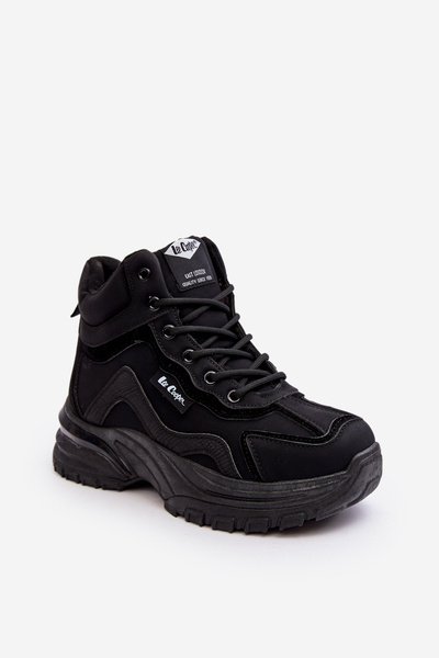 Moteriški dygsniuoti suvarstomi batai Lee Cooper LCJ-23-44-1976L juodi