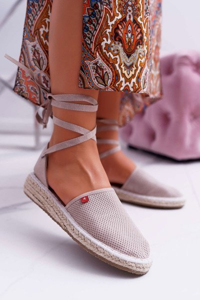 Moteriškos Espadrilės Big Star Platform Beige DD274A193