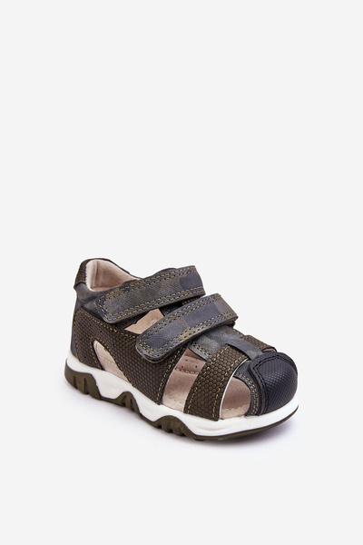 Sandales Velcro Enfant Falcon Vert Foncé