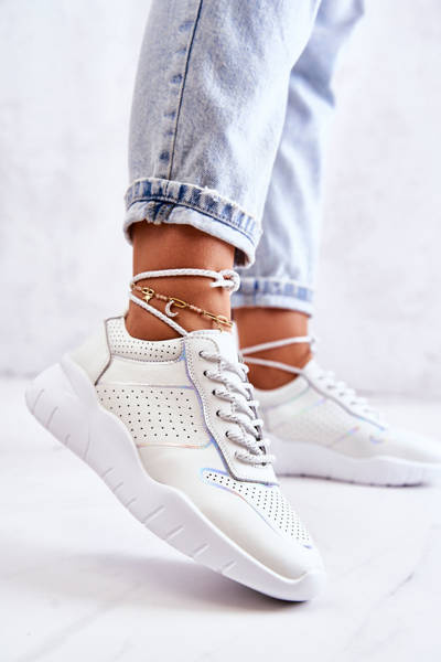 Baskets classiques pour femmes blanches Carly