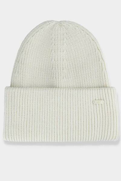 4F Wintermütze mit Zugabe von recycelten Materialien 4FAW23ACAPF288-83S Beige