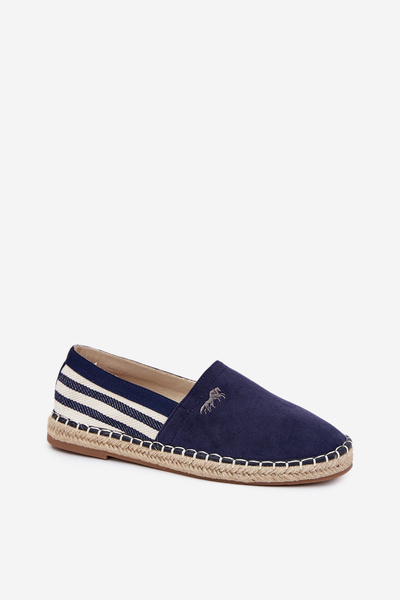 Herren Espadrilles aus Eco-Suede in Marineblau Nessar