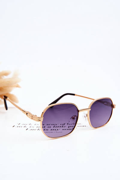 Ochelari de soare la modă Ful VUE V160049 Golden-Purple