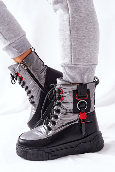 Damen Schneestiefel Silber Cascia