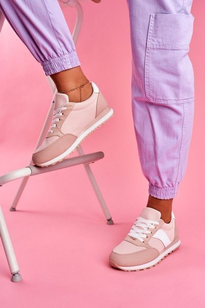 Chaussures de sport pour femmes, roses, détermination