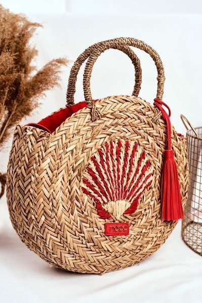 Sac de plage femme Seagrass Basket Nobo NBAG-XI0320-C005