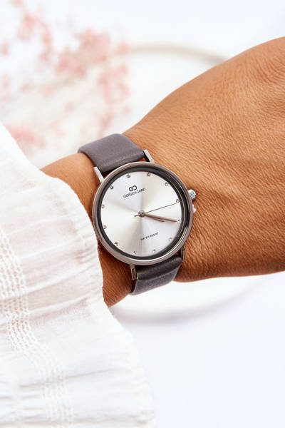Montre analogique étanche femme Giorgio&Dario gris & argent