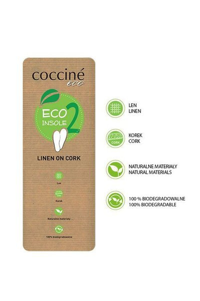 Eco Linen On Cork Einlegesohlen COCCINE Eco Linen On Cork